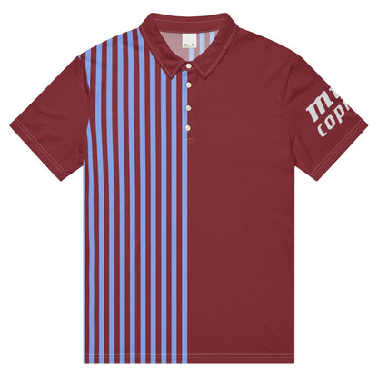 Aston Villa Retro Golf Polo Shirt - Game Yarns