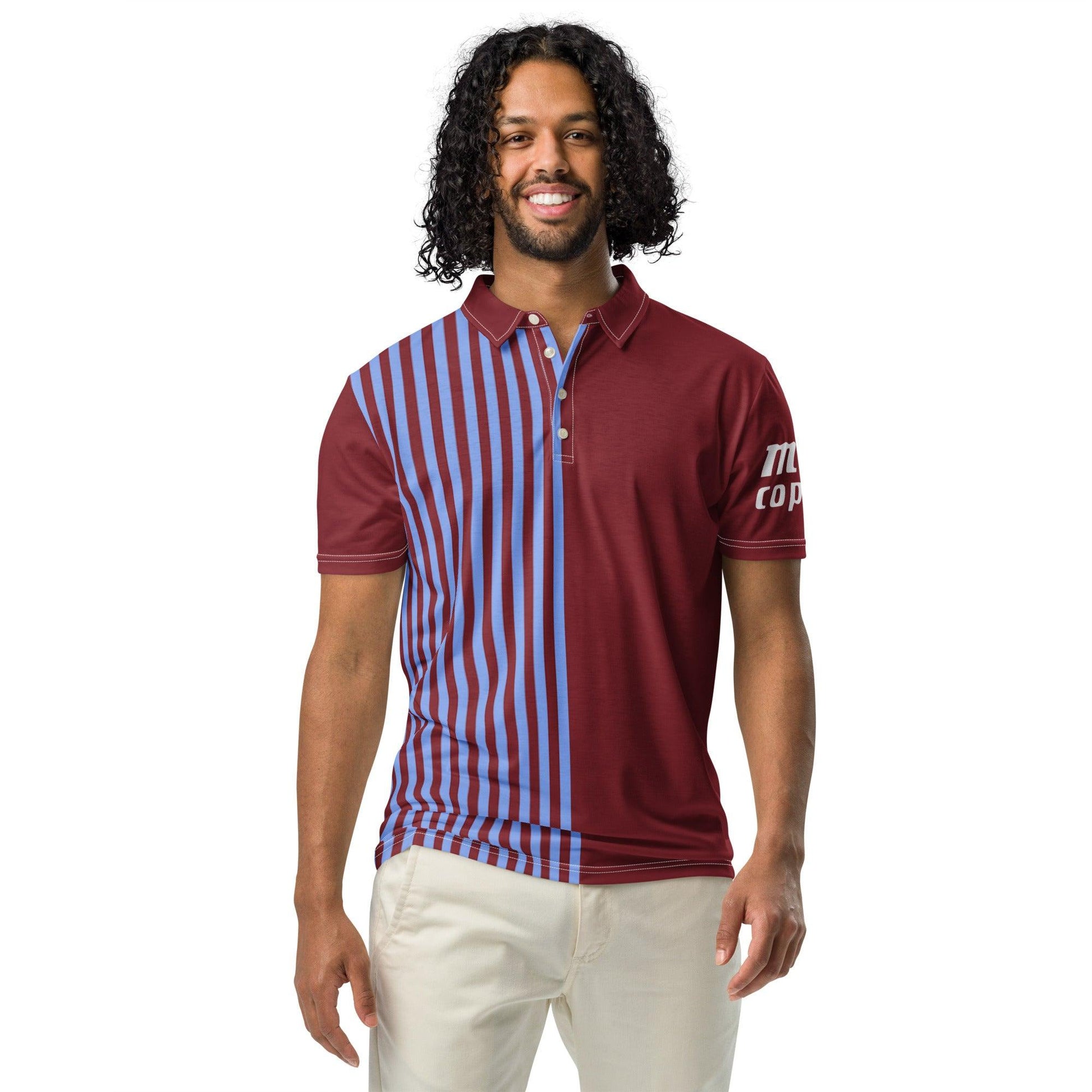 Aston Villa Retro Golf Polo Shirt - Game Yarns