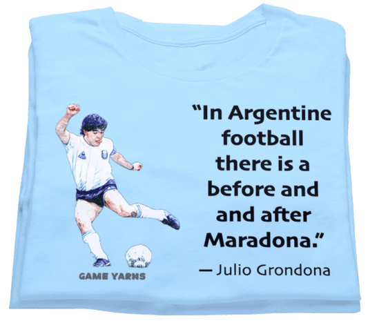 "In Argentine football there is a before and after Maradona"