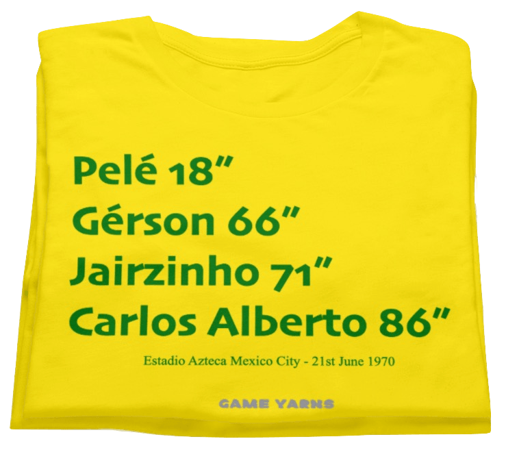 Brasil Game Yarns World Cup 1970 T-Shirt