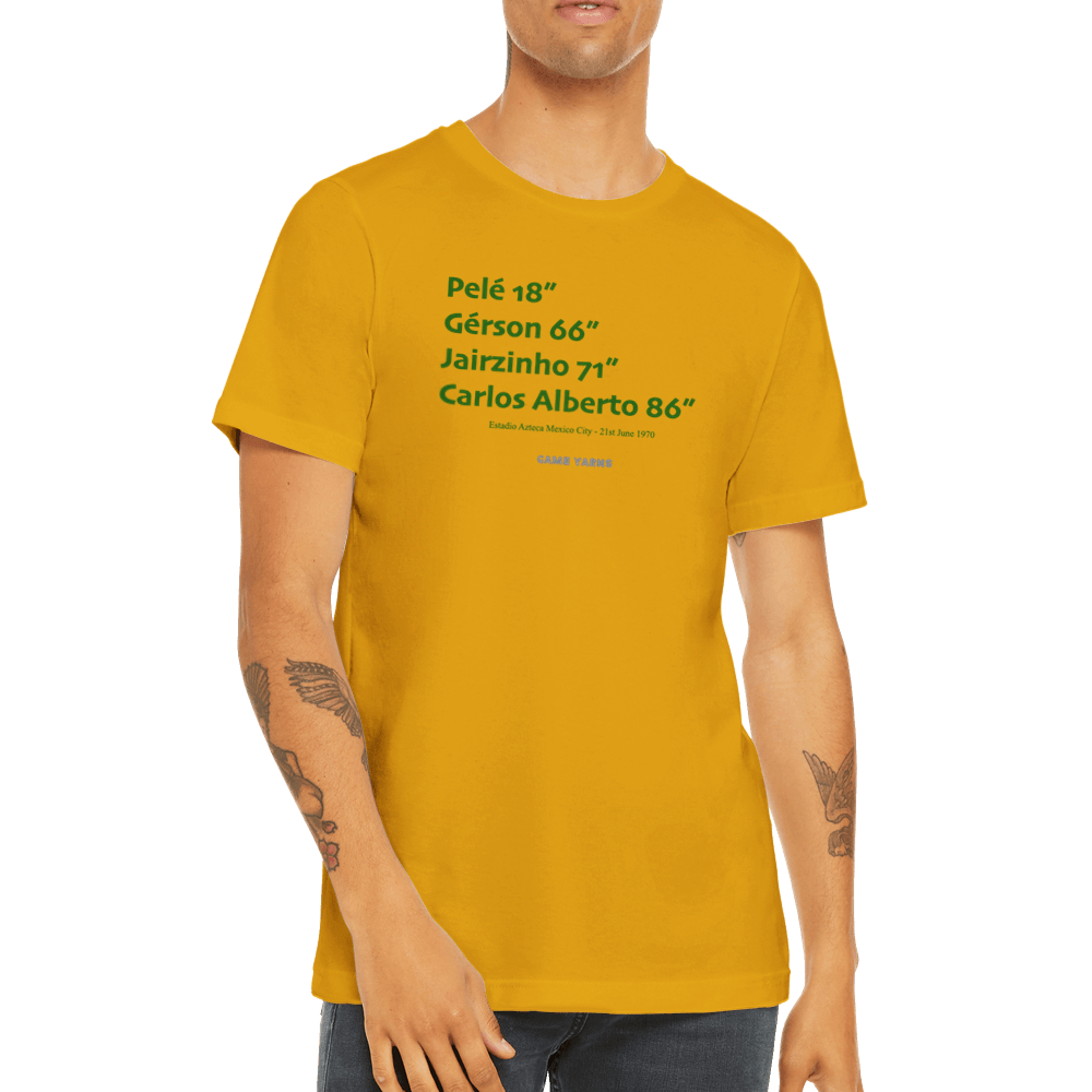 Brasil 1970 World Cup Final T-shirt by Game Yarns
