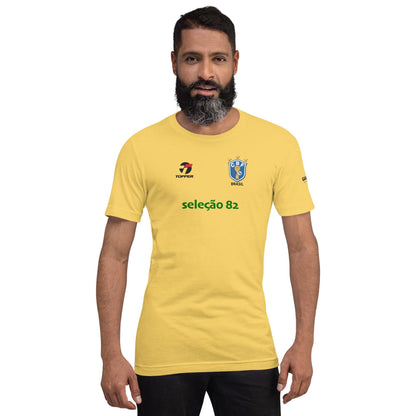 Brasil Seleção 82 World Cup t-shirt by Game Yarns