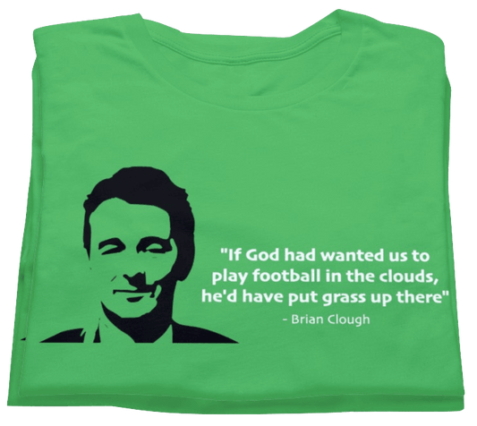 Brian Clough Football Clouds T-Shirt - Game Yarns