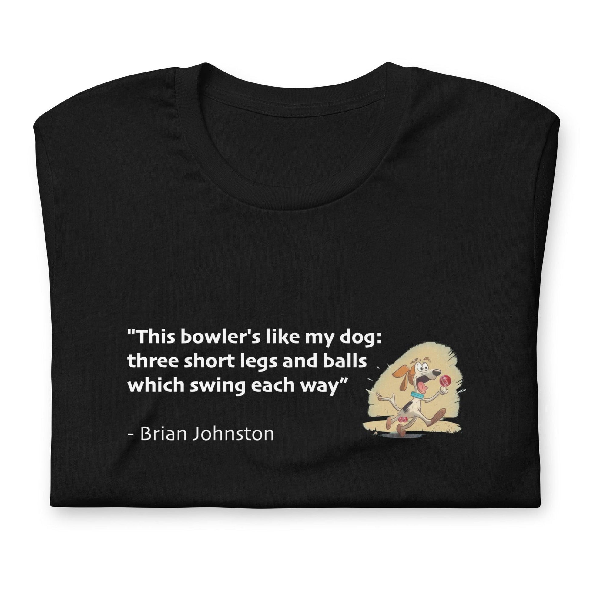 Brian Johnston's Cricket Dog T-shirt - Game Yarns