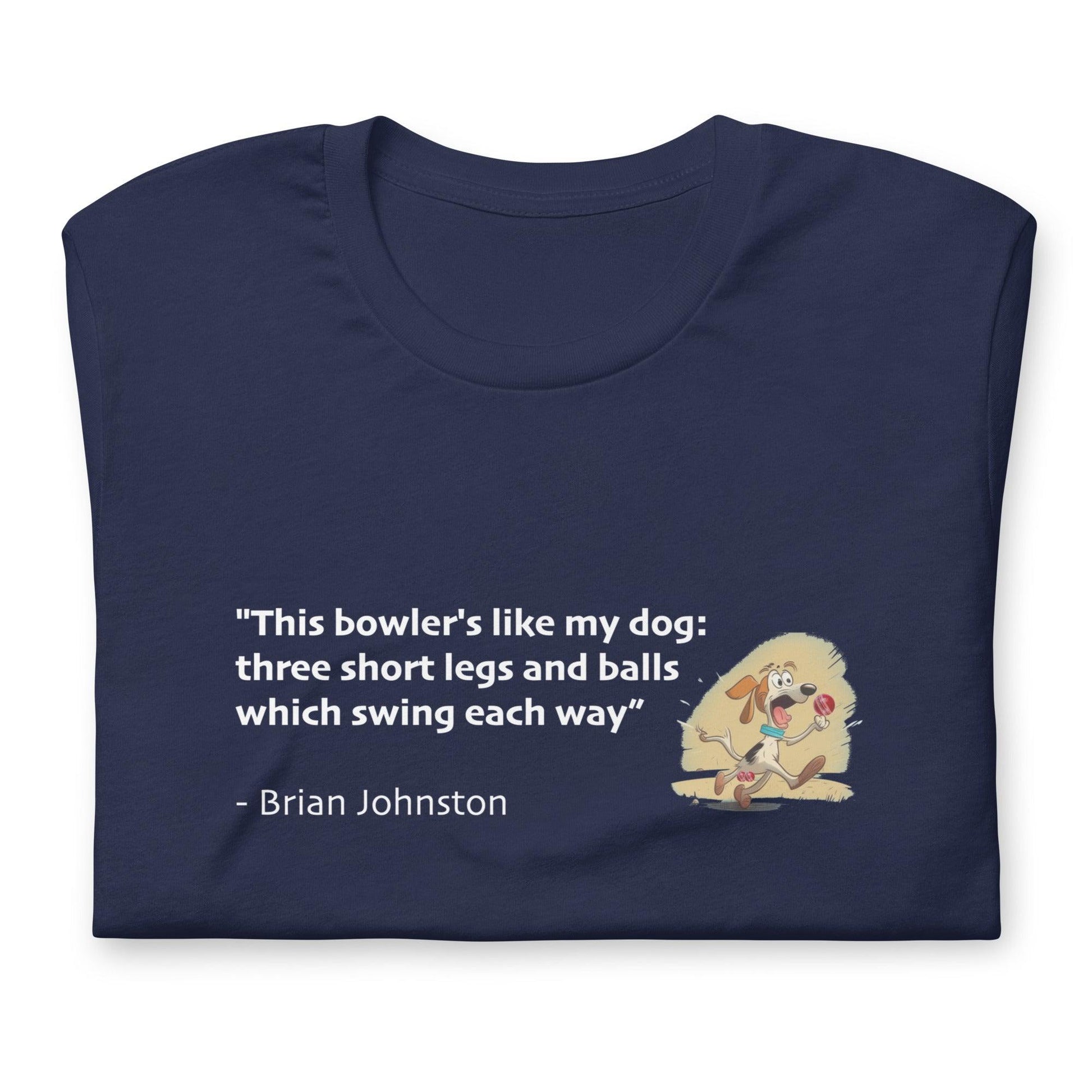 Brian Johnston's Cricket Dog T-shirt - Game Yarns