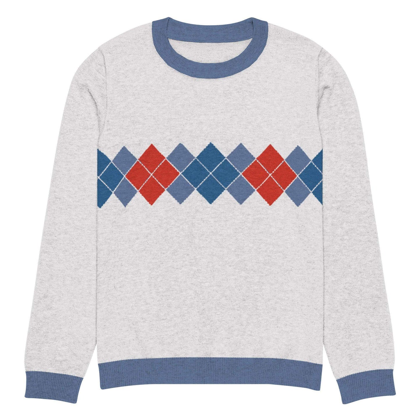 Ivan Lendl Argyle Knitted Sweater