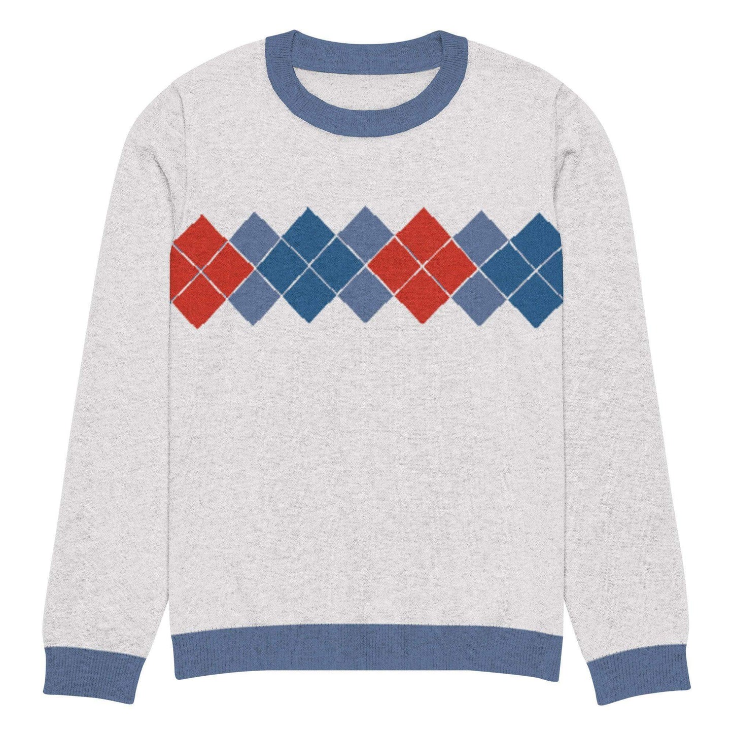 Ivan Lendl Argyle Knitted Sweater