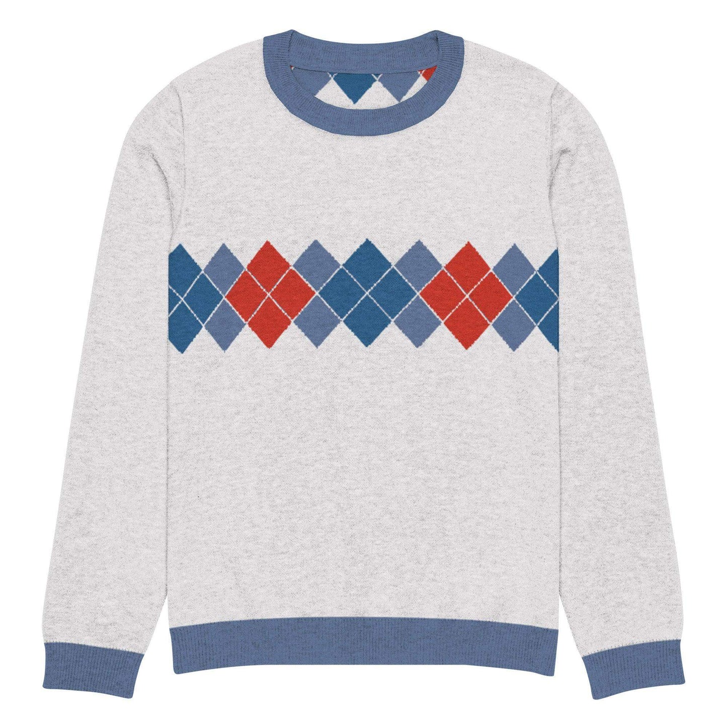 Ivan Lendl Argyle Knitted Sweater