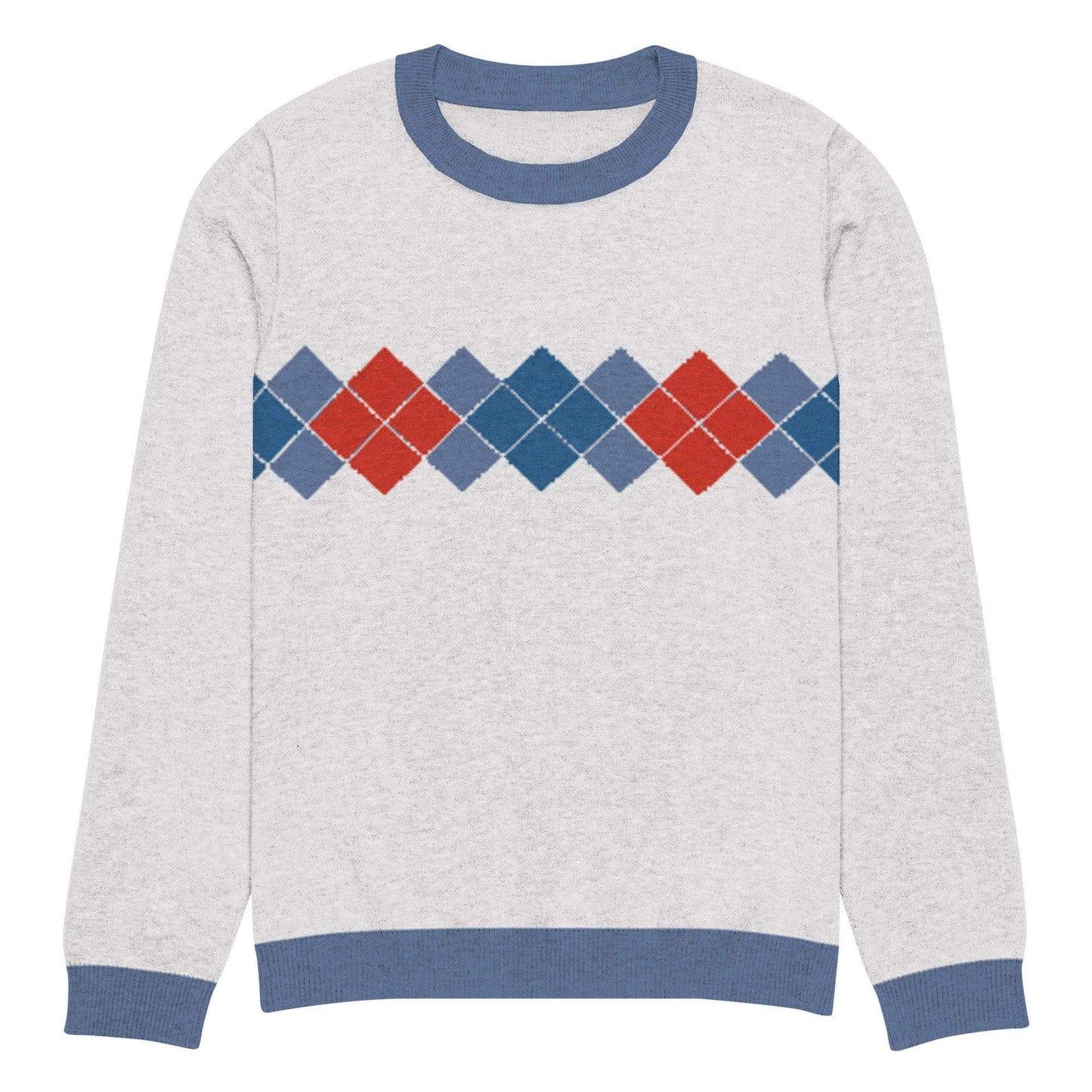 Ivan Lendl Argyle Knitted Sweater