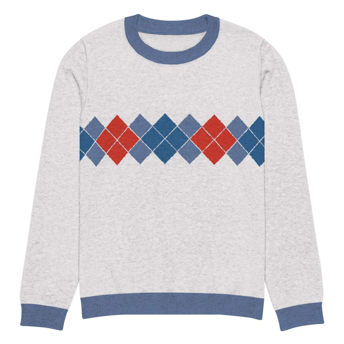 Ivan Lendl Argyle Knitted Sweater