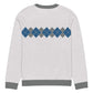 Ivan Lendl Blue Grey Argyle Knitted Sweater