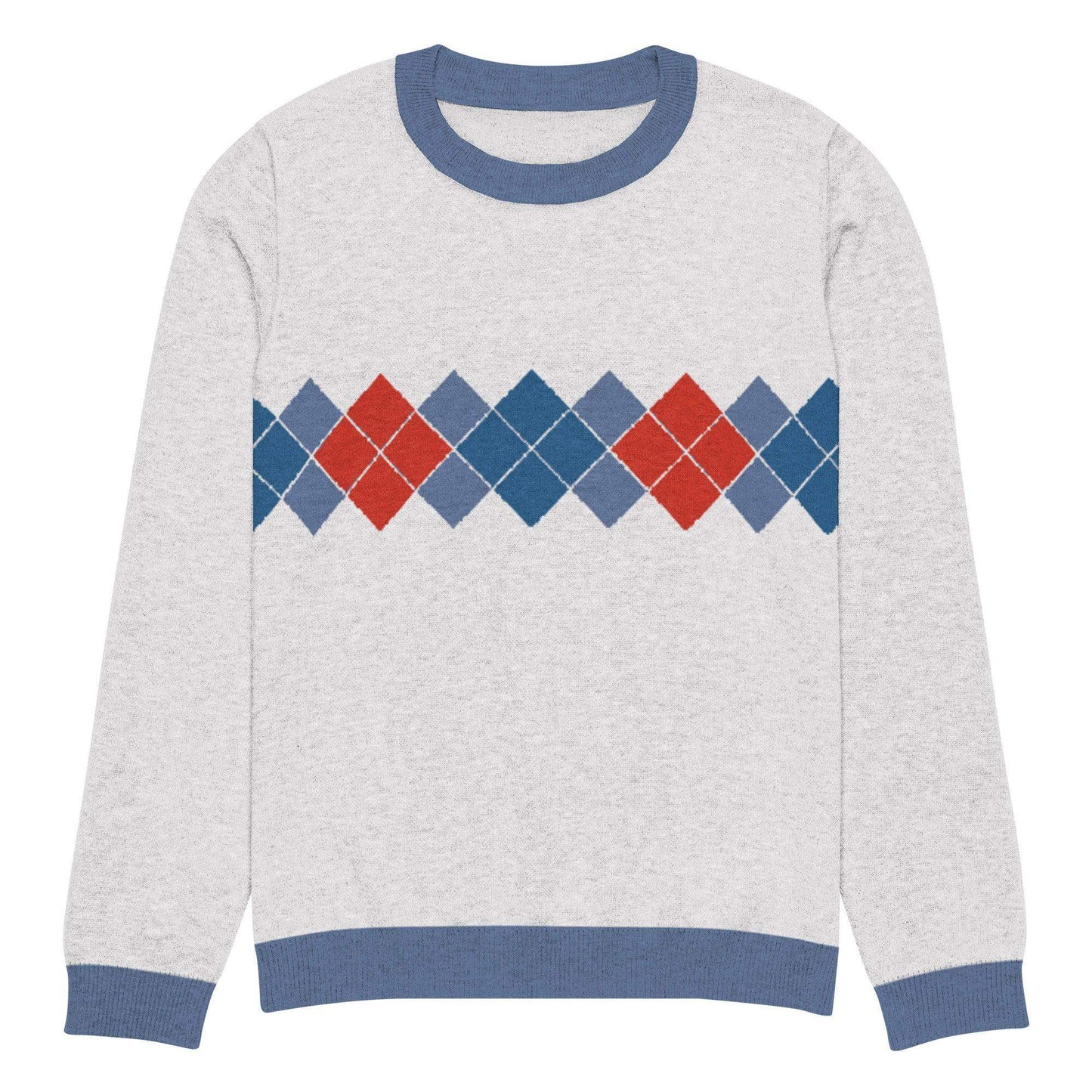 Ivan Lendl Argyle Knitted Sweater