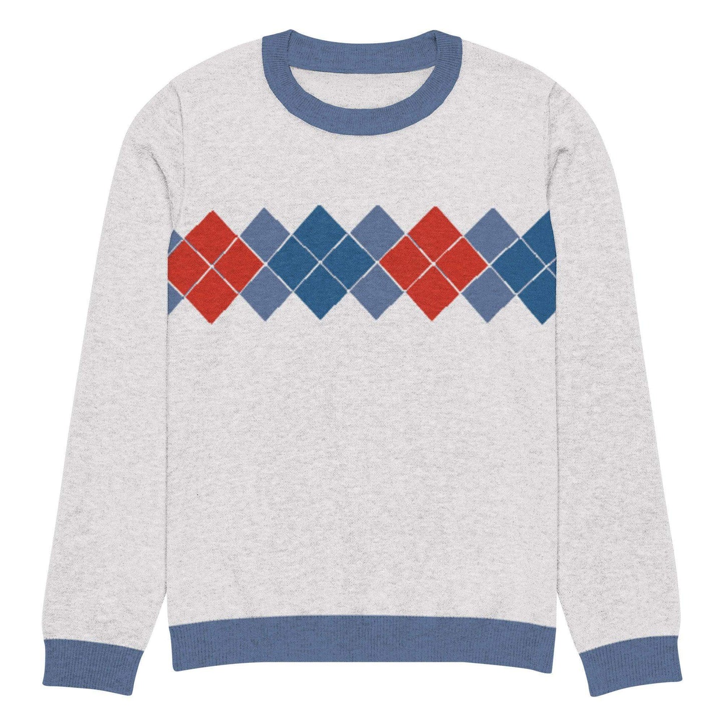 Ivan Lendl Argyle Knitted Sweater