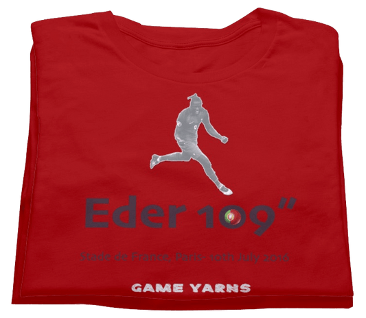Eder Portugal Euro 2016 t-shirt  by Game Yarns