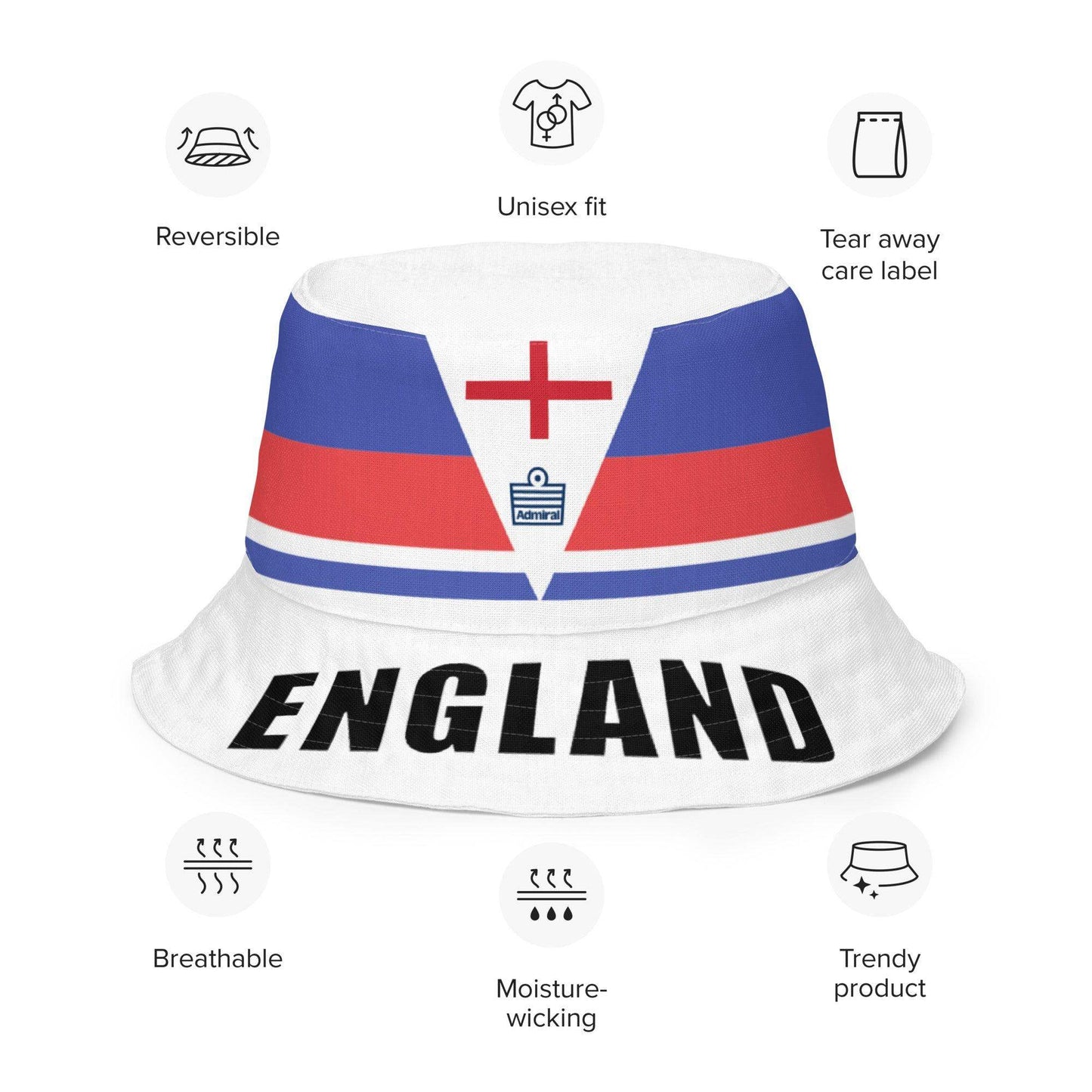 England Retro Admiral Banksy bucket hat - Game Yarns