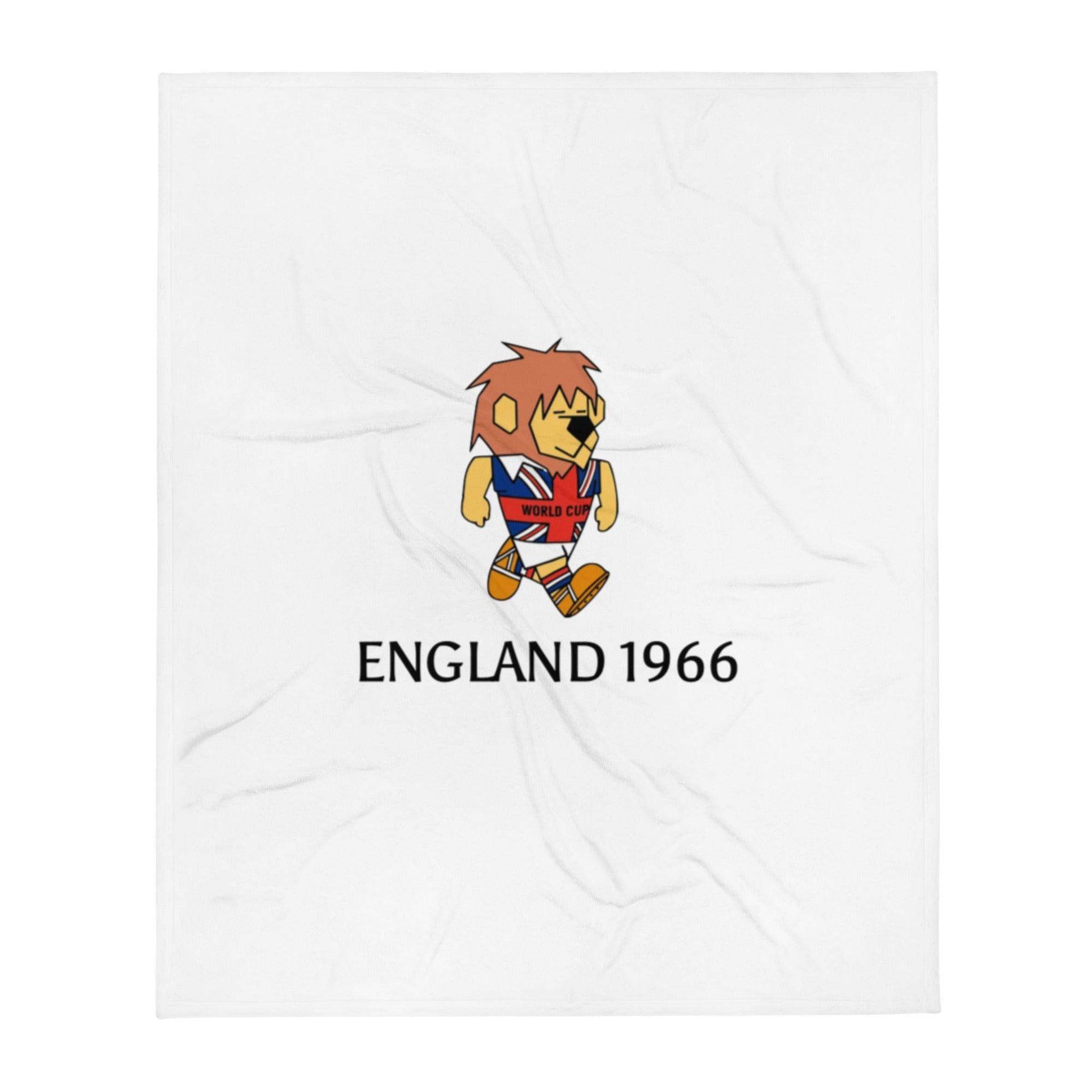 England World Cup Willie 1966 Throw Blanket - Game Yarns