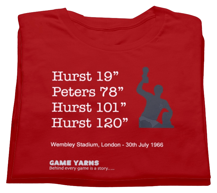 England Football World Cup Winners 1966 t-shirt by Game Yarns