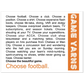 Game Yarns Choose Football Paper Poster