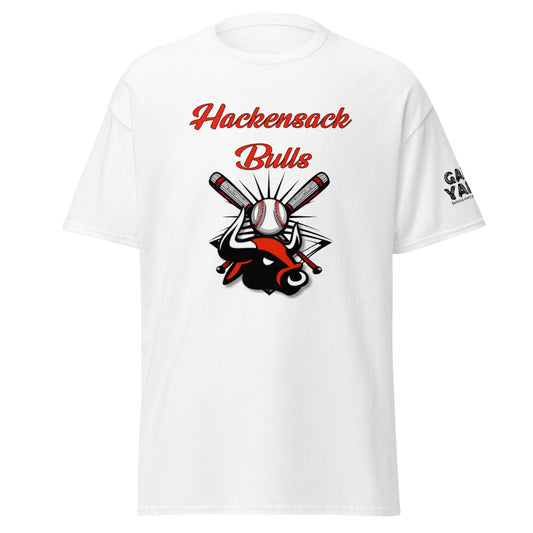 Hackensack Bulls baseball T-shirt by Game Yarns.