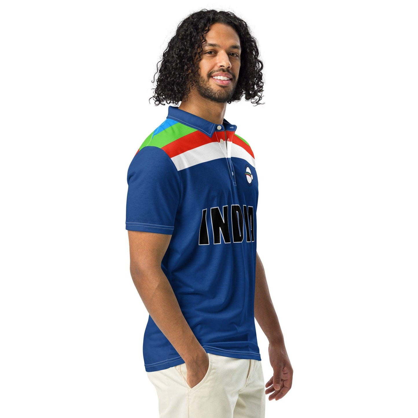 India Cricket 1992 Polo Shirt - Game Yarns