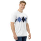 Ivan Lendl Argyle Blue All Over t-shirt - Game Yarns