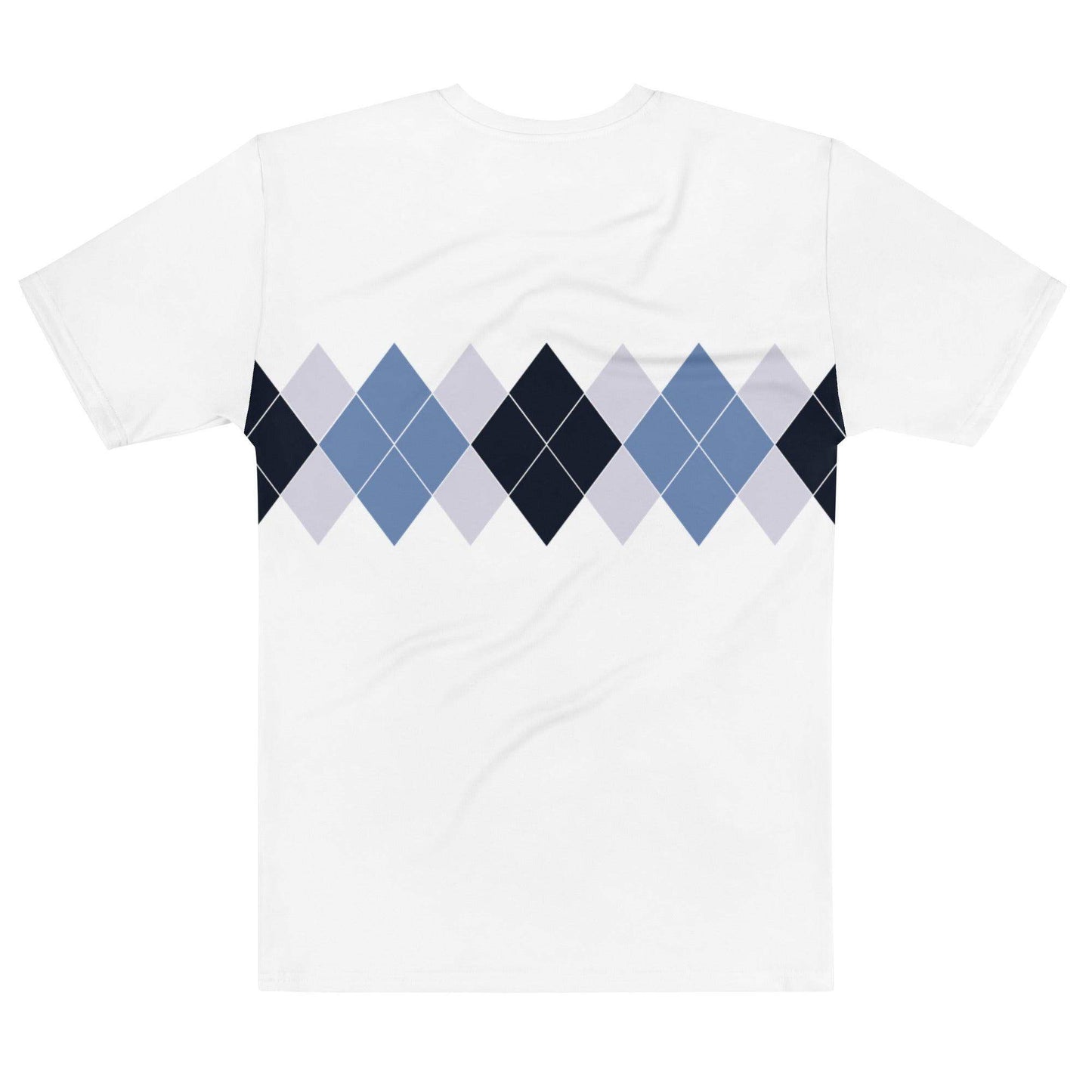 Ivan Lendl Argyle Blue All Over t-shirt - Game Yarns