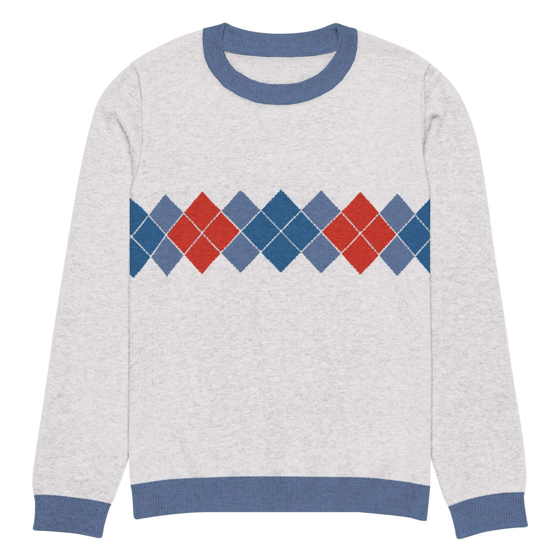 Ivan Lendl Argyle Knitted Sweater - Game Yarns