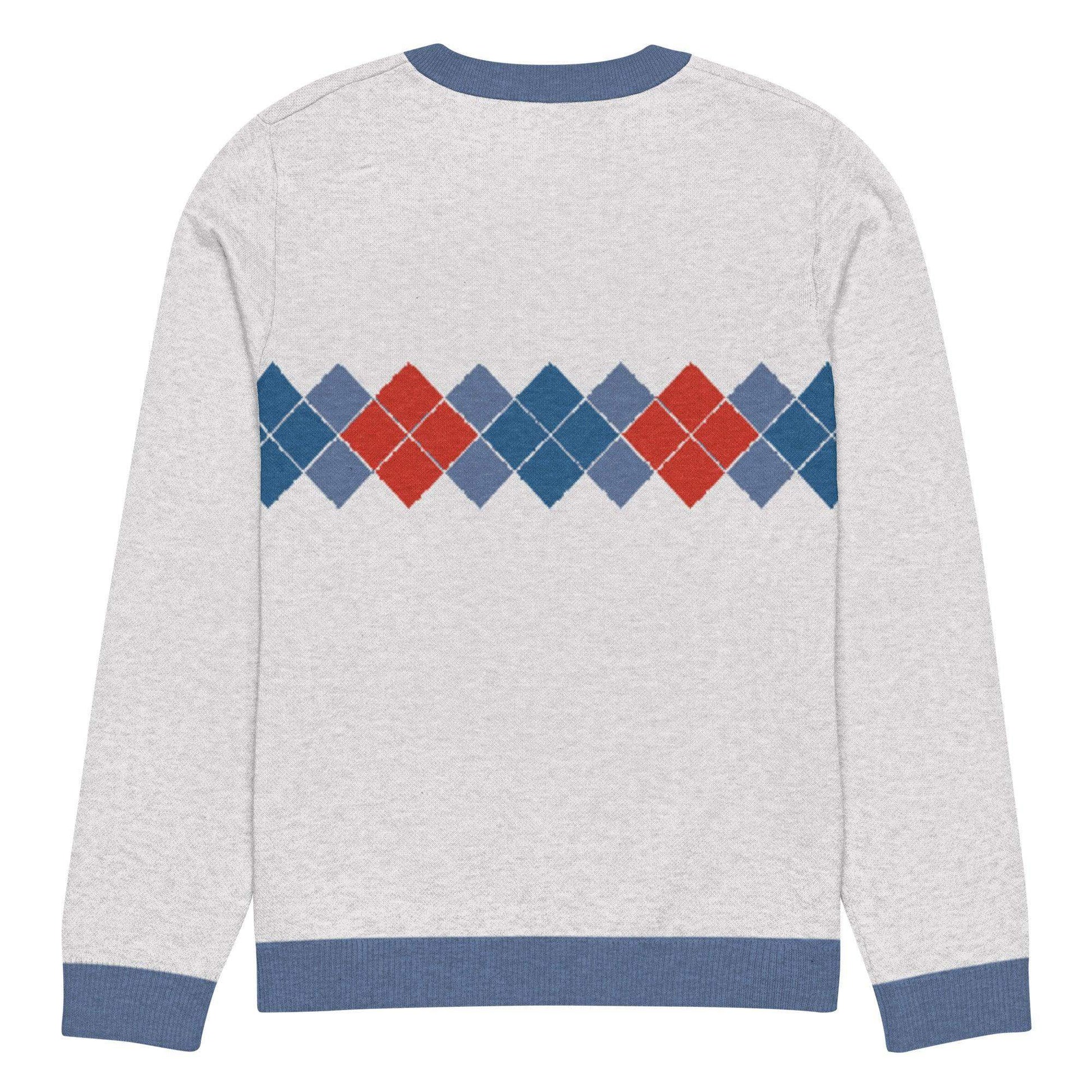 Ivan Lendl Argyle Knitted Sweater - Game Yarns