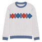 Ivan Lendl Argyle Knitted Sweater - Game Yarns