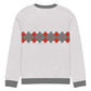 Ivan Lendl Argyle Red Grey Knitted Sweater - Game Yarns