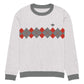 Ivan Lendl Argyle Red Grey Knitted Sweater - Game Yarns