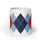 Ivan Lendl Argyle Red mug - Game Yarns