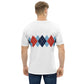 Ivan Lendl Argyle Red Retro All Over t-shirt - Game Yarns