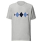 Ivan Lendl Argyle Retro Blue t-shirt - Game Yarns