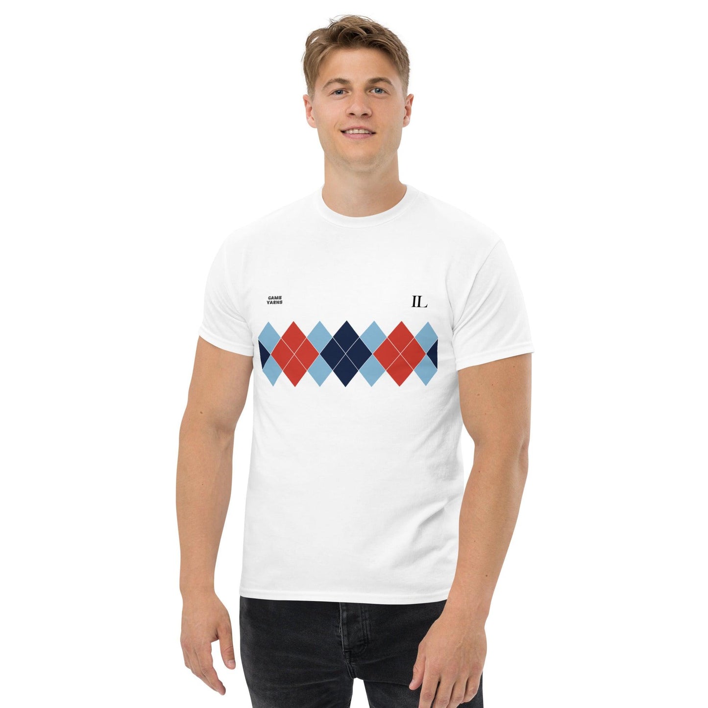 Ivan Lendl Argyle Retro 80s t-shirt by Game Yarns