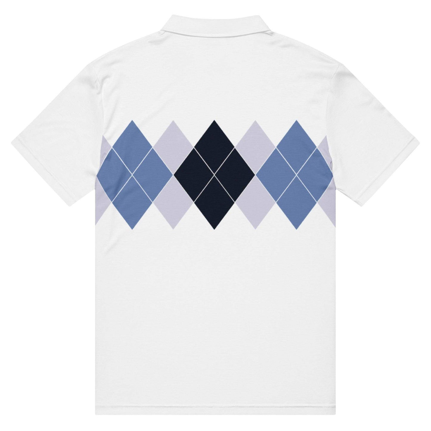 Ivan Lendl Blue Argyle Polo Shirt - Game Yarns