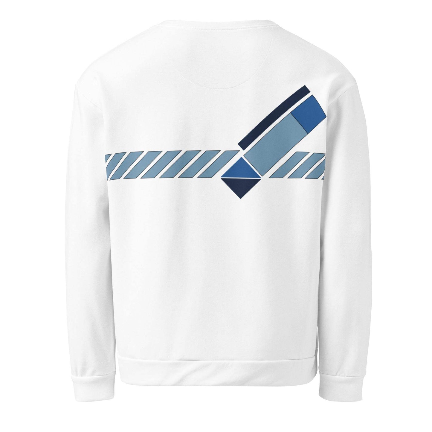 Ivan Lendl Geo Blue All Over Sweatshirt - Game Yarns