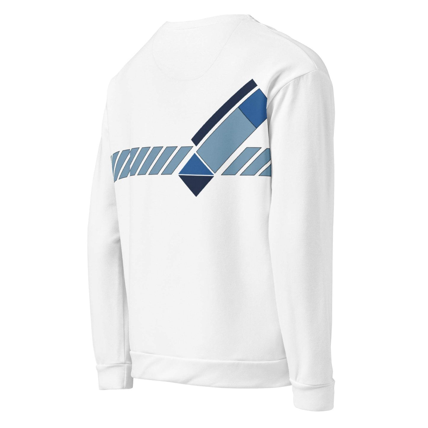 Ivan Lendl Geo Blue All Over Sweatshirt - Game Yarns