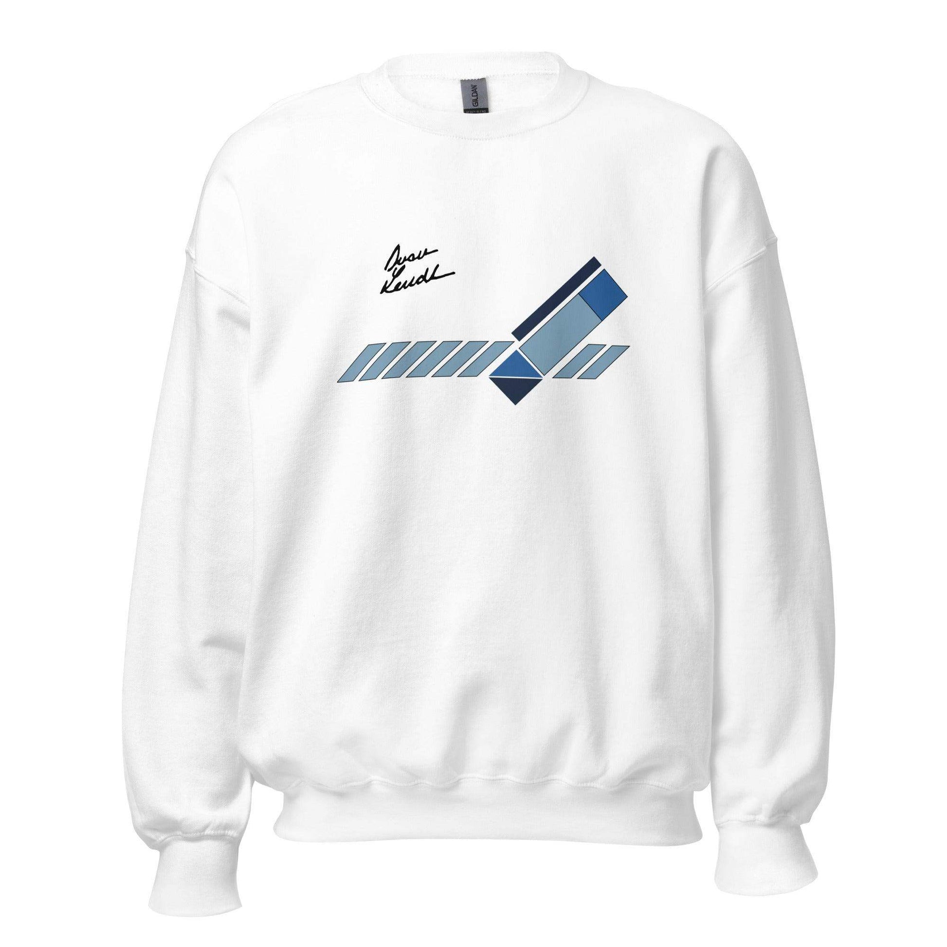 Ivan Lendl Geo Blue Sweatshirt - Game Yarns