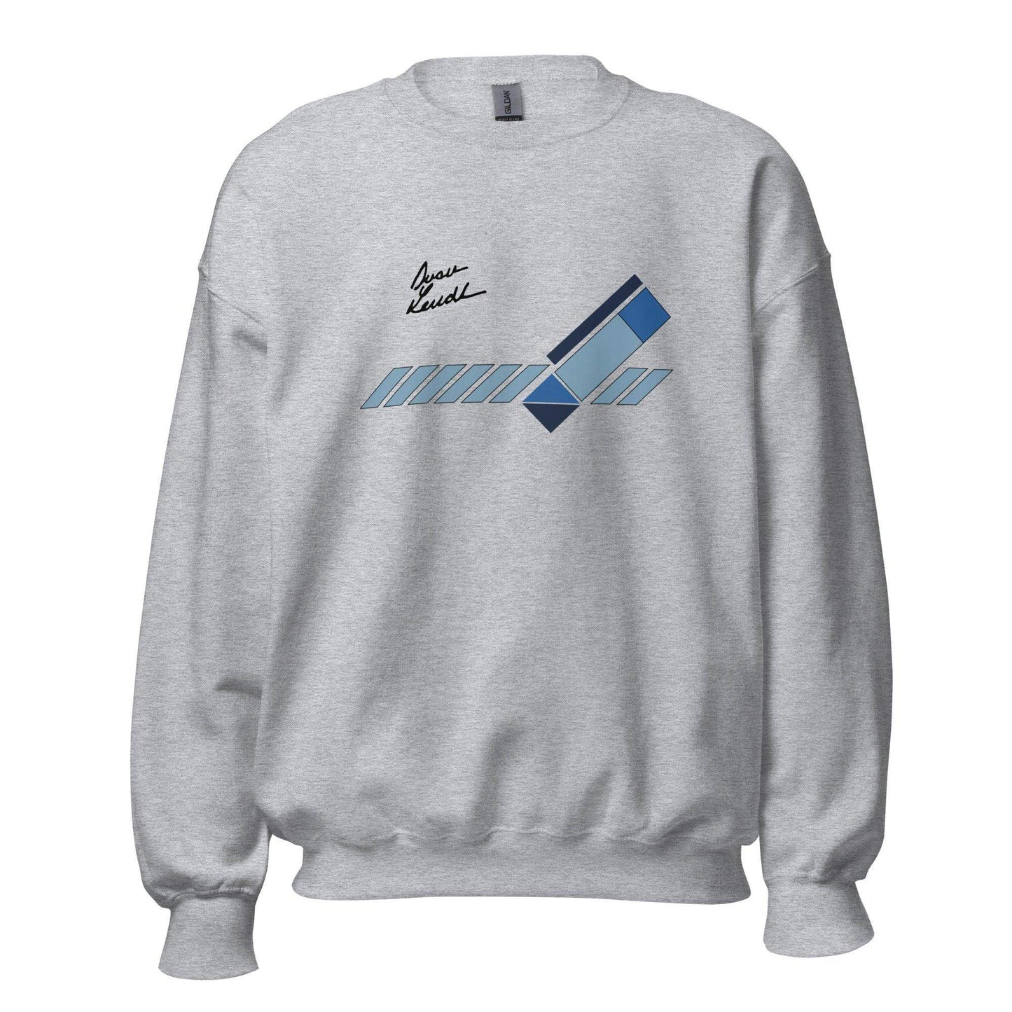 Ivan Lendl Geo Blue Sweatshirt - Game Yarns