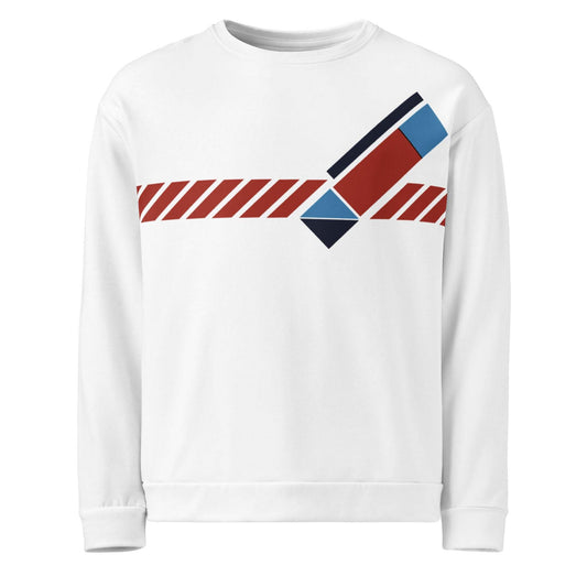 Ivan Lendl Geo Red All Over Sweatshirt - Game Yarns