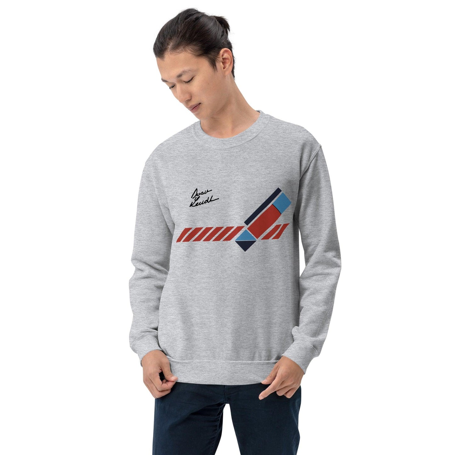 Ivan Lendl Geo Red Sweatshirt - Game Yarns