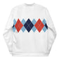 Ivan Lendl Red Argyle Bomber Jacket - Game Yarns