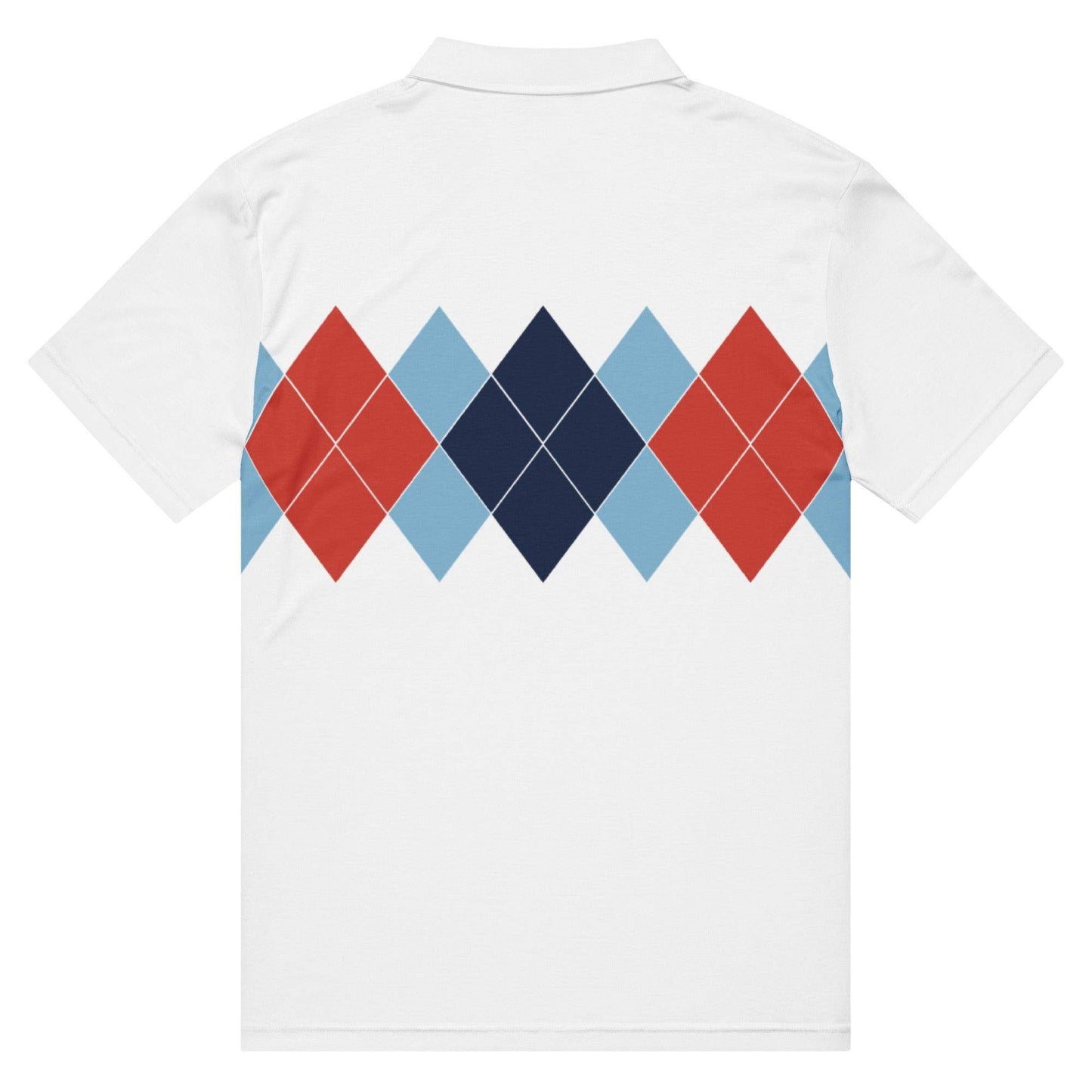 Ivan Lendl Red Argyle Polo Shirt - Game Yarns