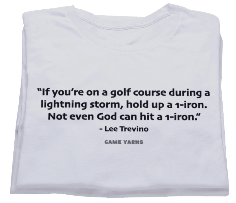 Lee Trevino 1 Iron T-shirt Game Yarns