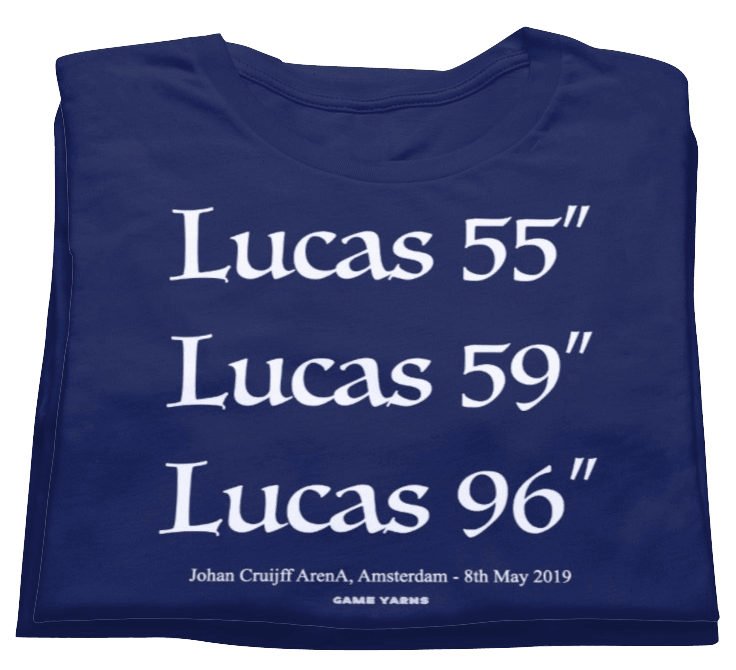 Lucas moura Miracle Amsterdam Game Yarns t-shirt Tottenham