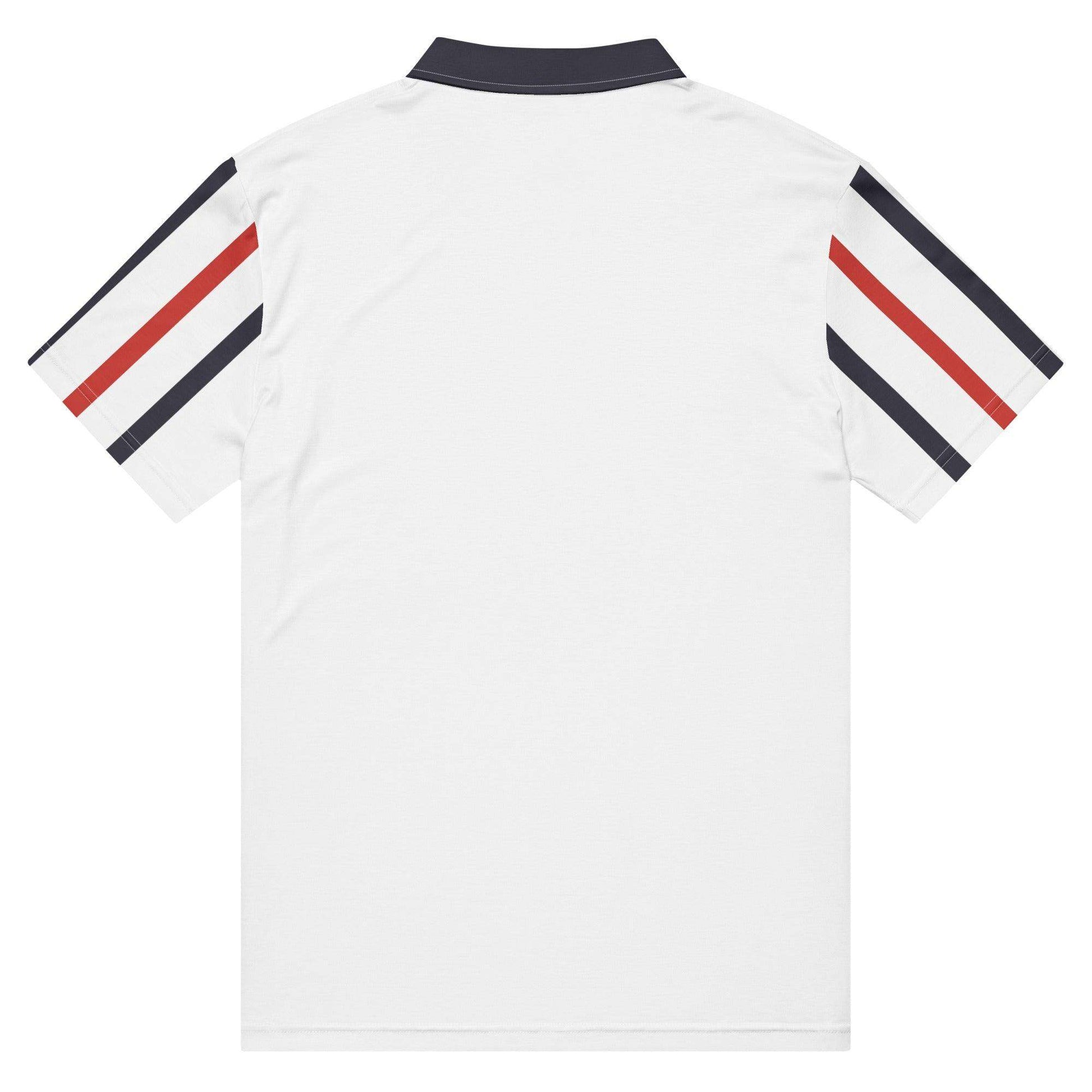 McEnroe Black Red Blow Tennis Polo Shirt - Game Yarns