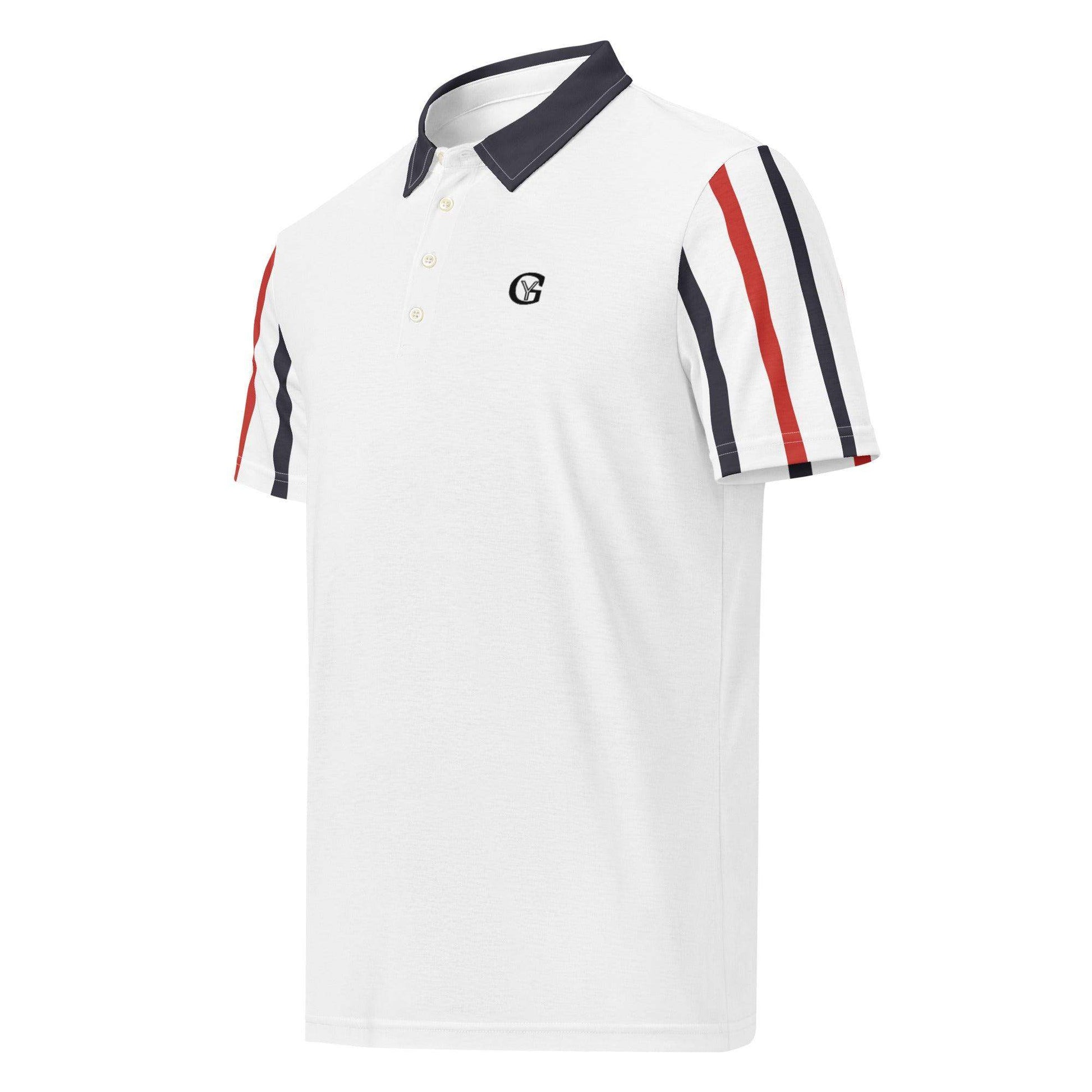 McEnroe Black Red Blow Tennis Polo Shirt - Game Yarns