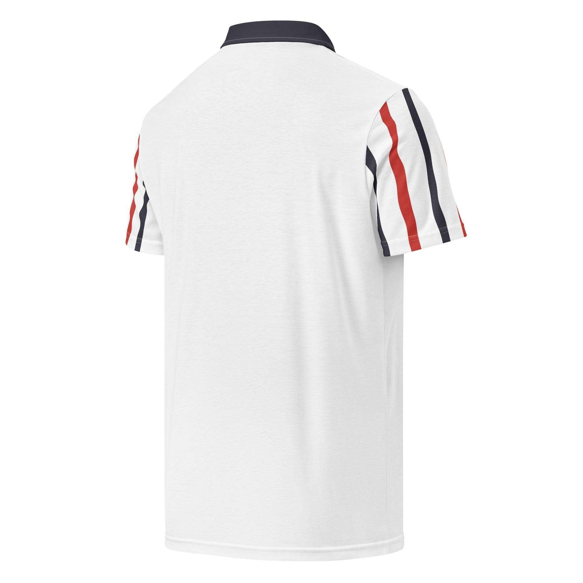 McEnroe Black Red Blow Tennis Polo Shirt - Game Yarns