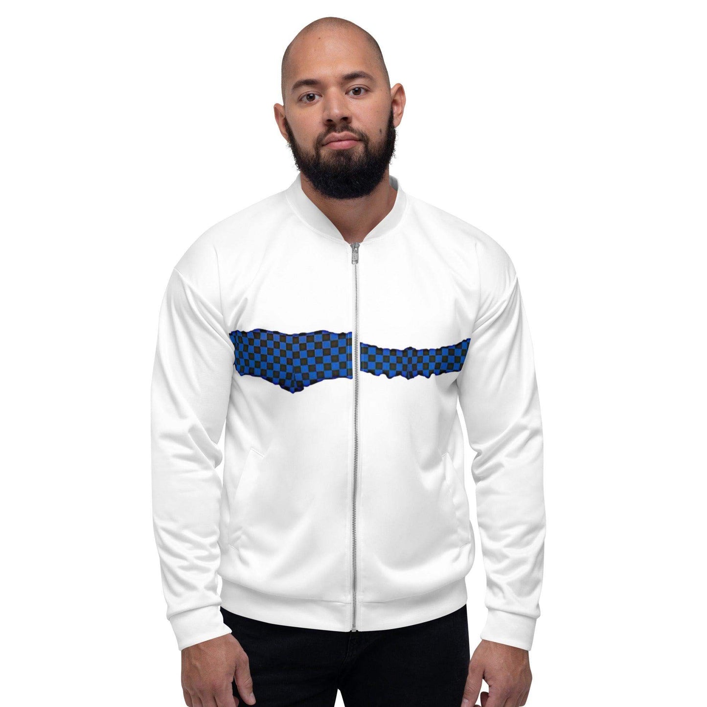 McEnroe Blue Check Bomber Jacket - Game Yarns